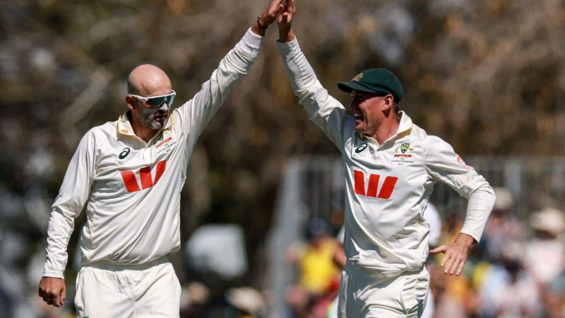 Nathan Lyon becomes second Australian spinner with 600 international wickets