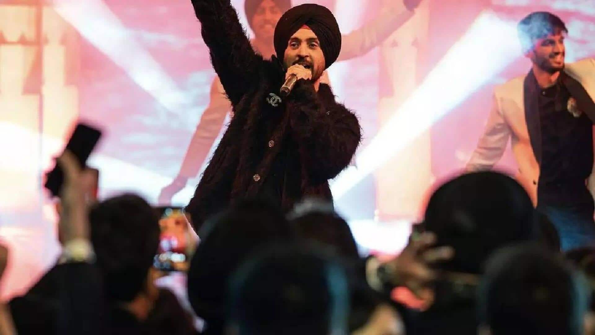 Why did Diljit Dosanjh reschedule his Delhi concert? 