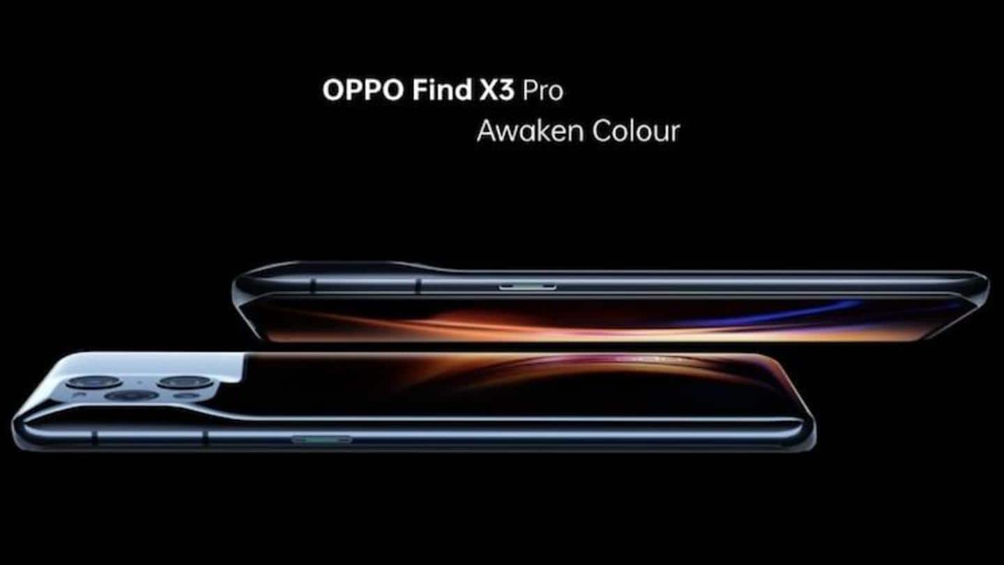 OPPO Find X3 Pro launched at around Rs. 1 lakh