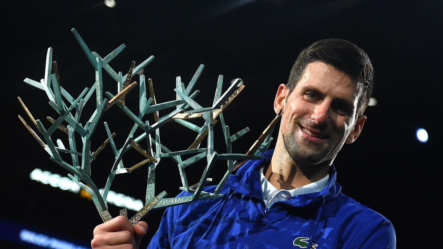 Djokovic is vying to equal Federer's record Djokovic is vying to equal Federer's record