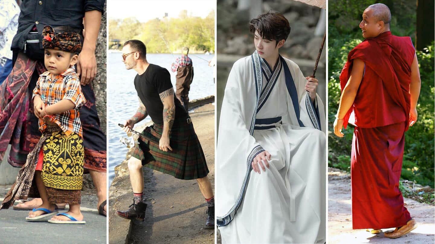 5 countries where skirts are worn by men