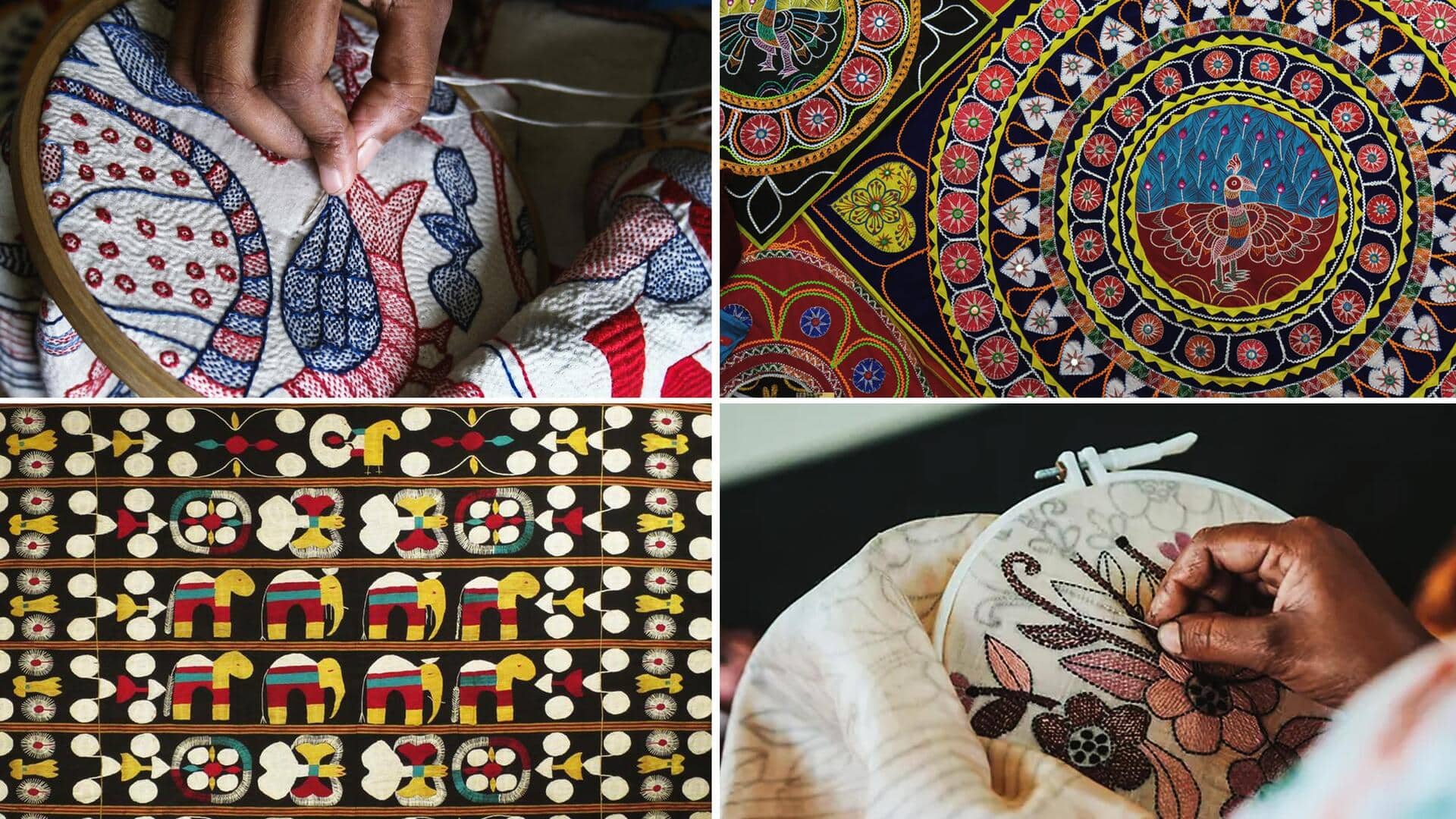 Exploring Eastern Indian embroidery: From 'kantha' to 'pipli applique' 