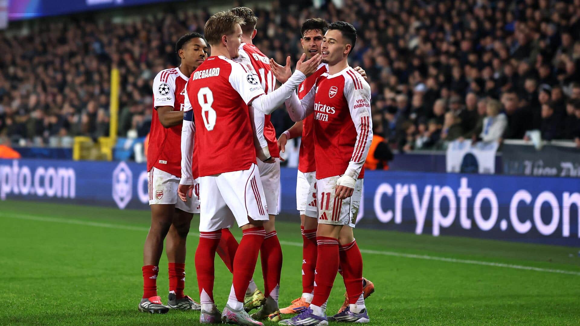 Champions League: Arsenal become fifth English side with this streak