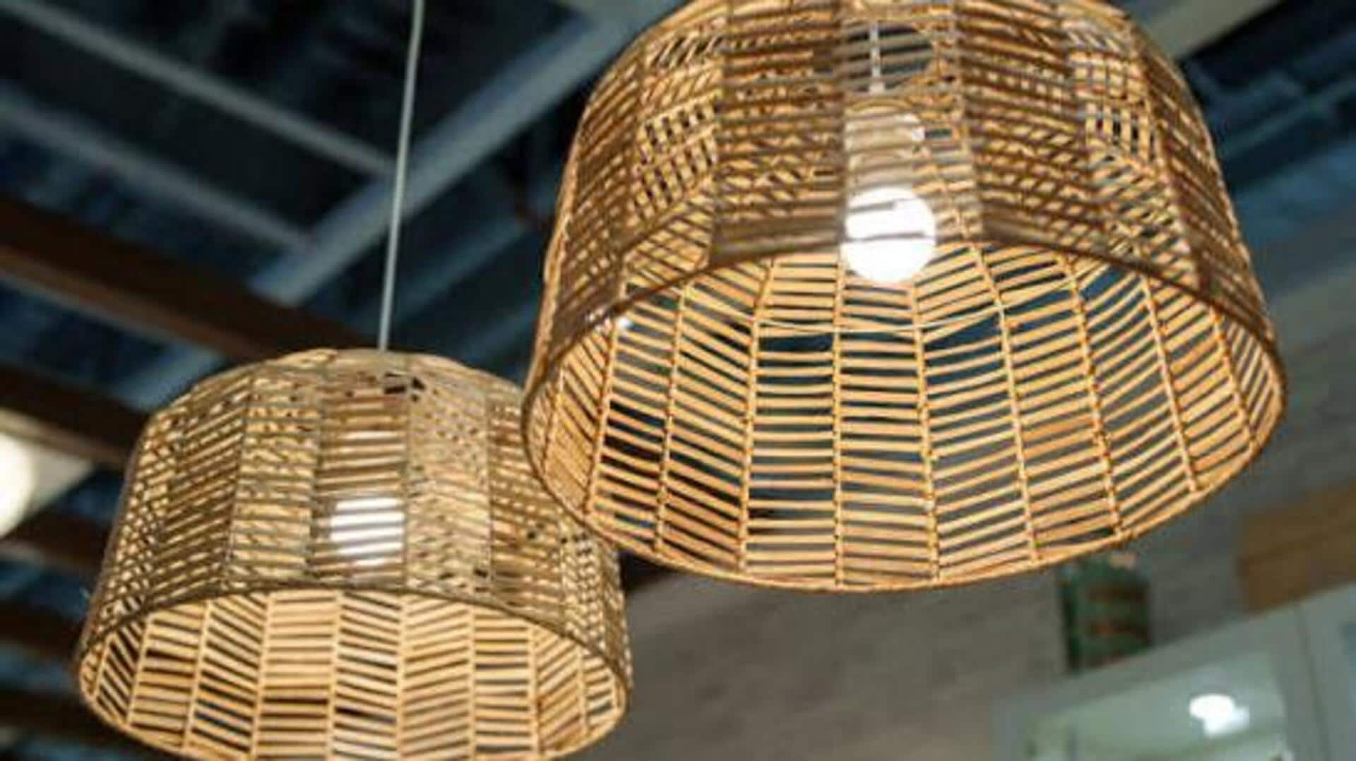 Brighten up your space with bamboo lighting 