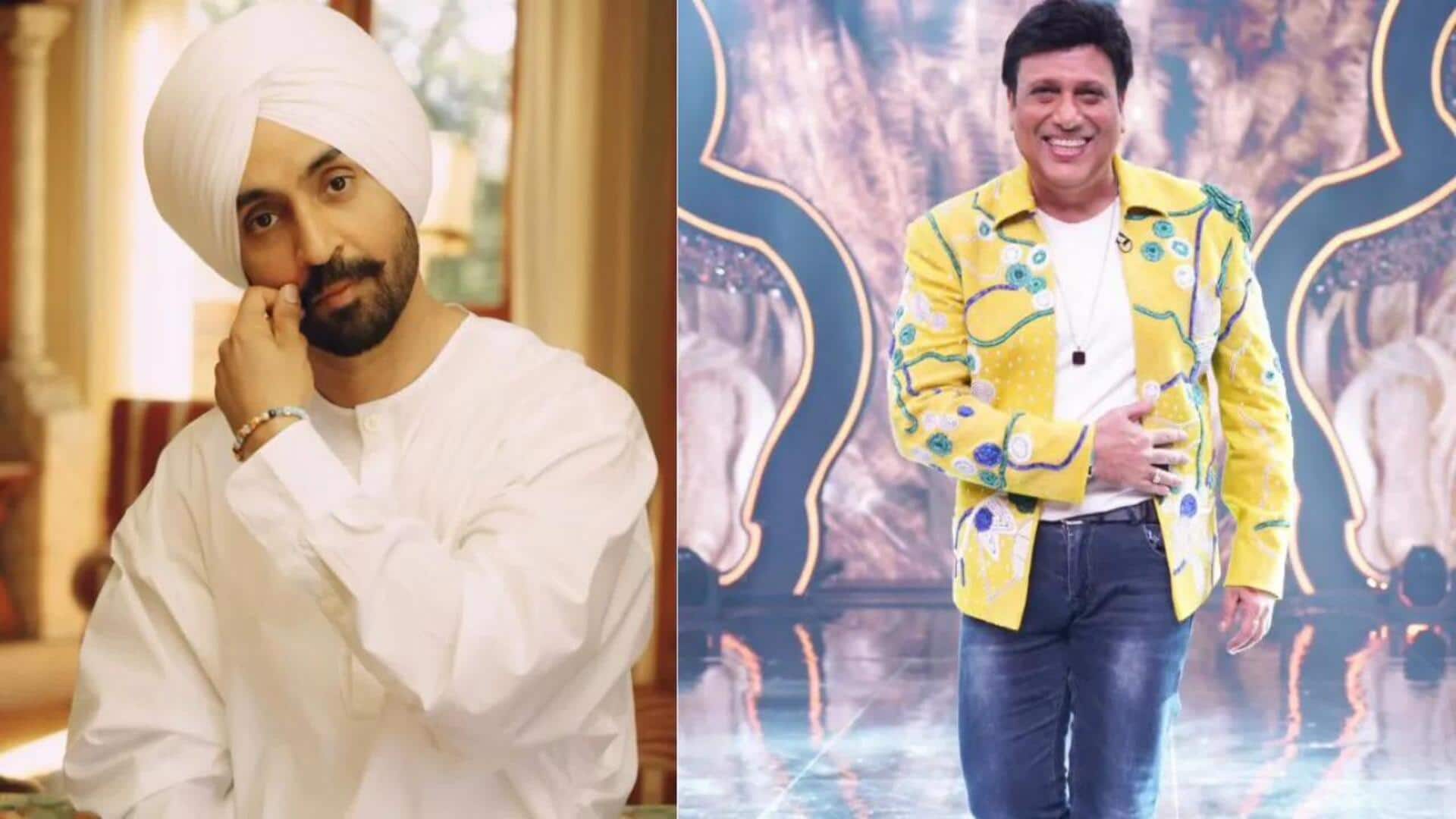'Legendary artist': Diljit Dosanjh regrets never working with Govinda