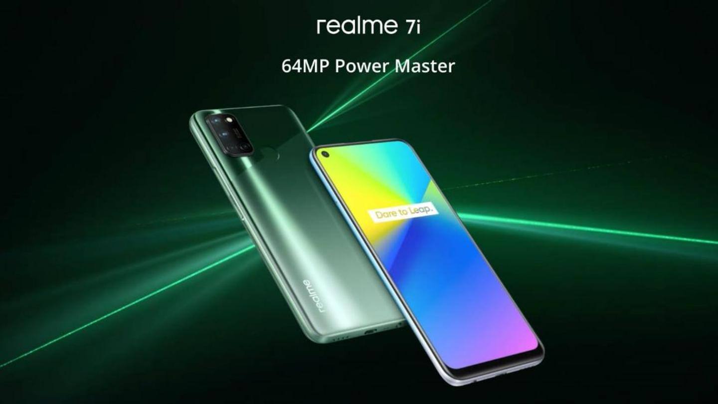 Realme 7i sports a 90Hz LCD display