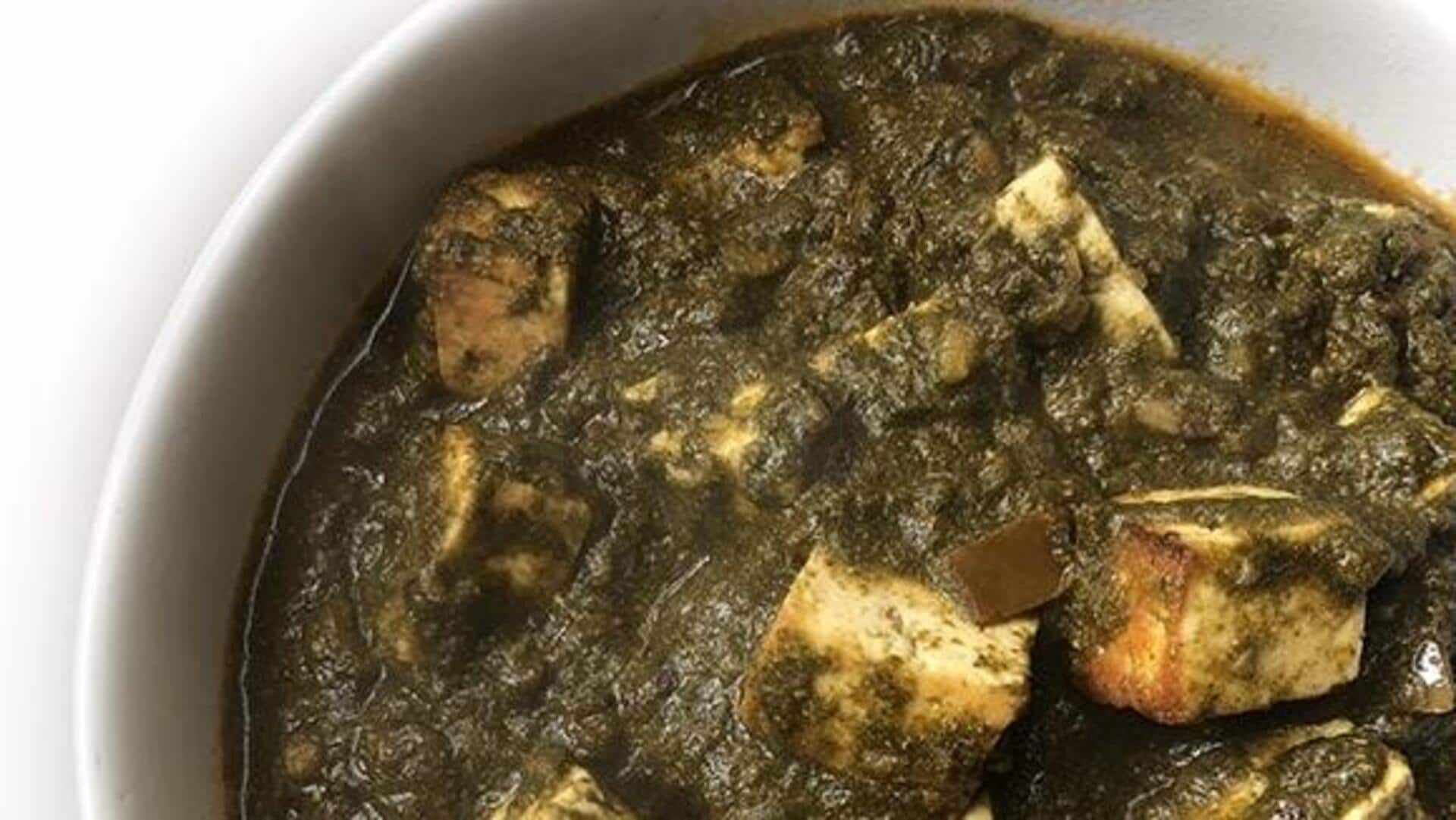 Recipe: Indian palak paneer without cream