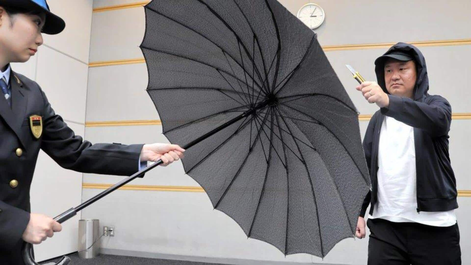 Japan's solution to surging knife-attacks are 'umbrellas'; how they work