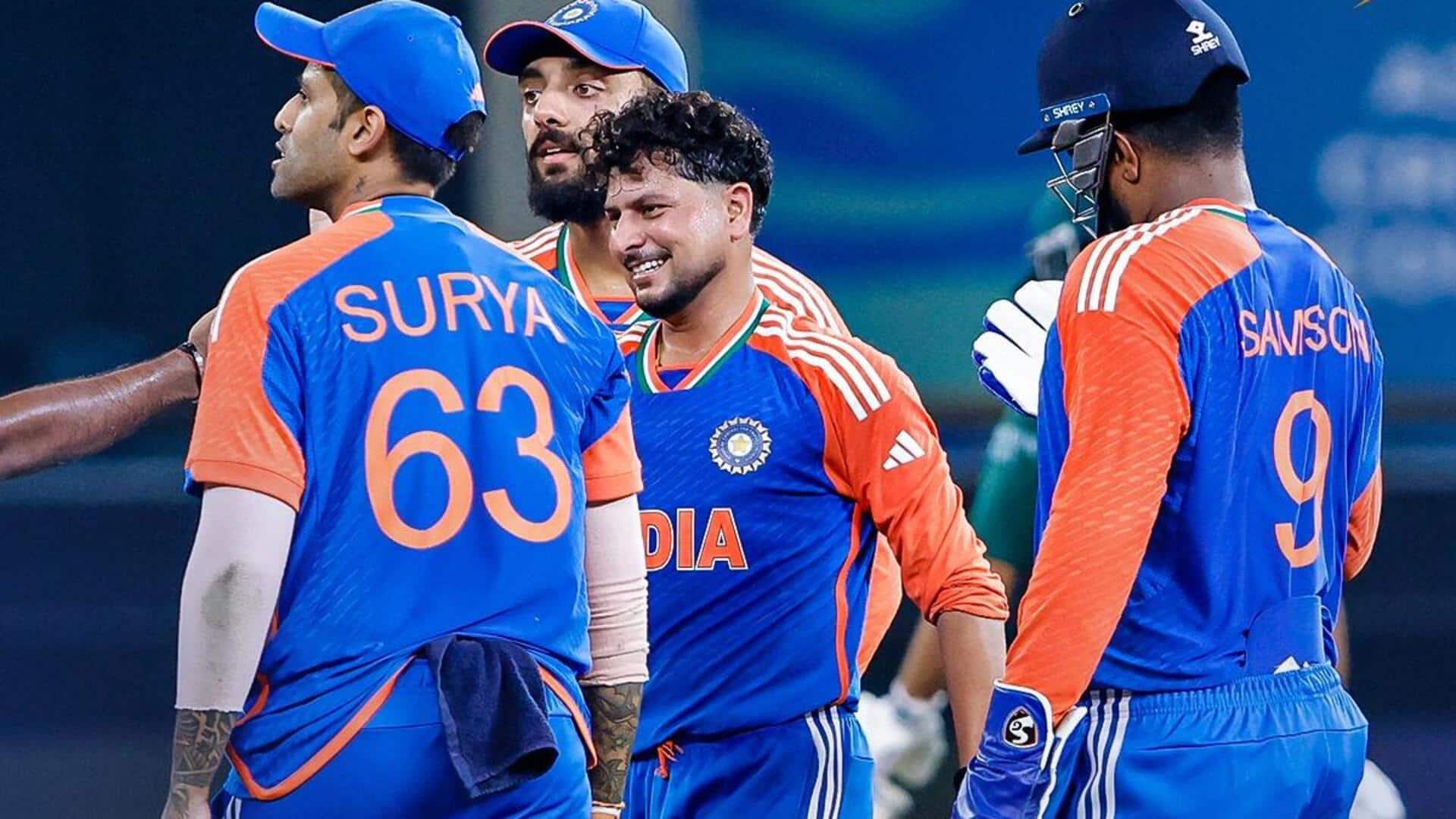 Kuldeep Yadav records best returns in T20 Asia Cup finals 