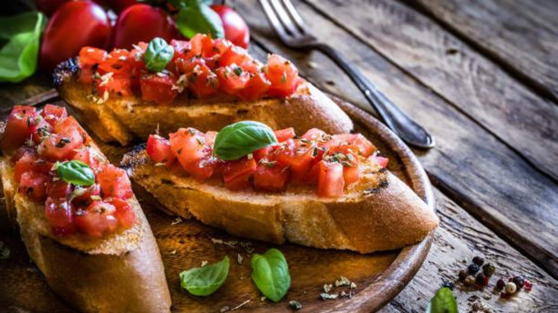 Quick and tasty: Tomato basil crostini