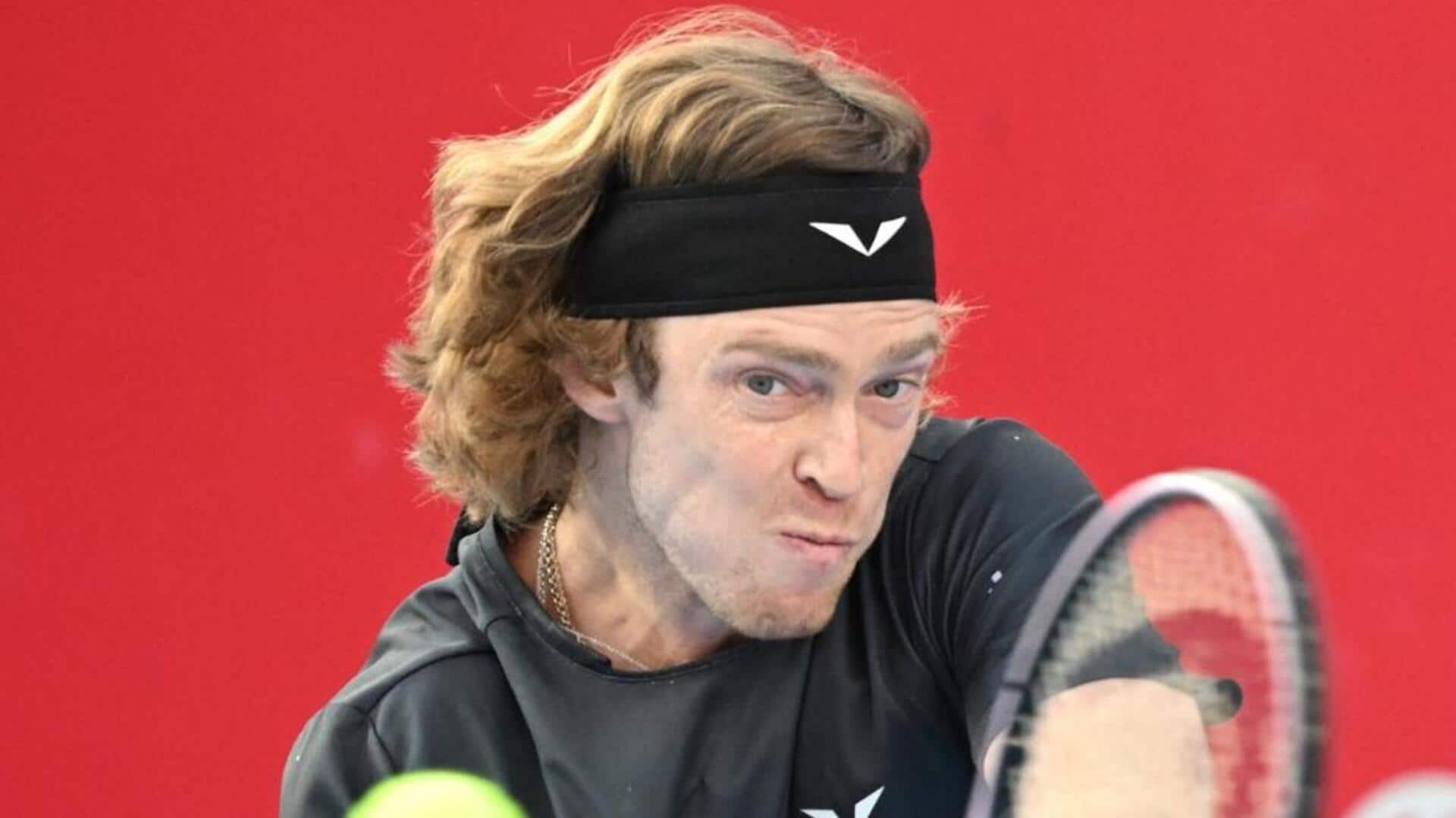 Andrey Rublev seals his 15th tour-level title win: Key stats