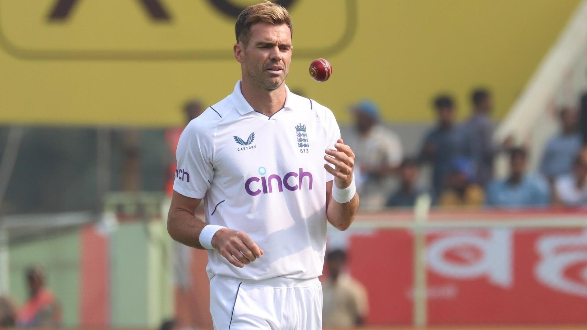 Anderson, Bashir, Rehan shine with three-fers in Visakhapatnam Test