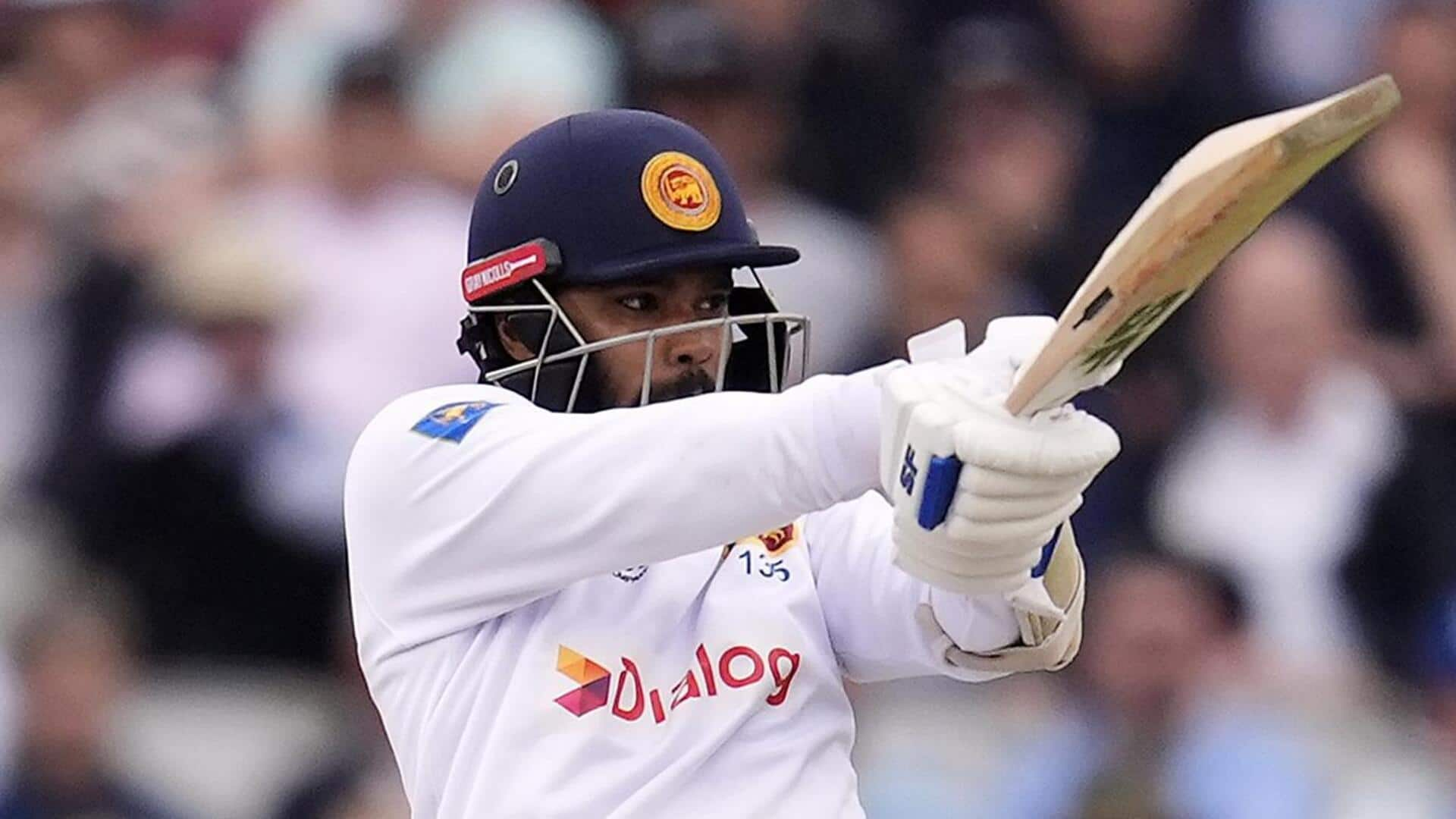 1st Test: Dhananjaya de Silva hits valiant half-century versus England