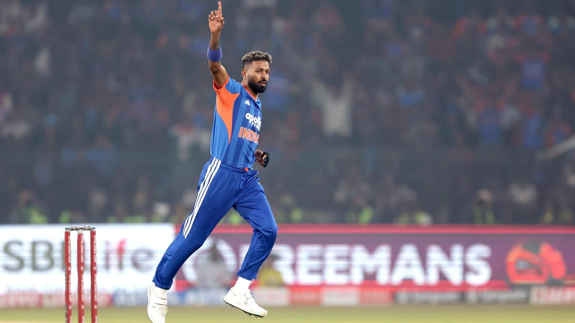 Hardik Pandya dismisses David Miller for 8th time in T20s 