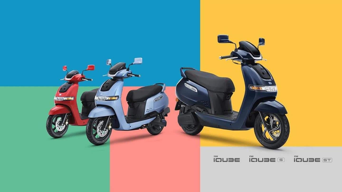 2022 TVS iQube e-scooter launched in India at Rs. 98,654 2022 TVS iQube e-scooter launched in India at Rs. 98,654