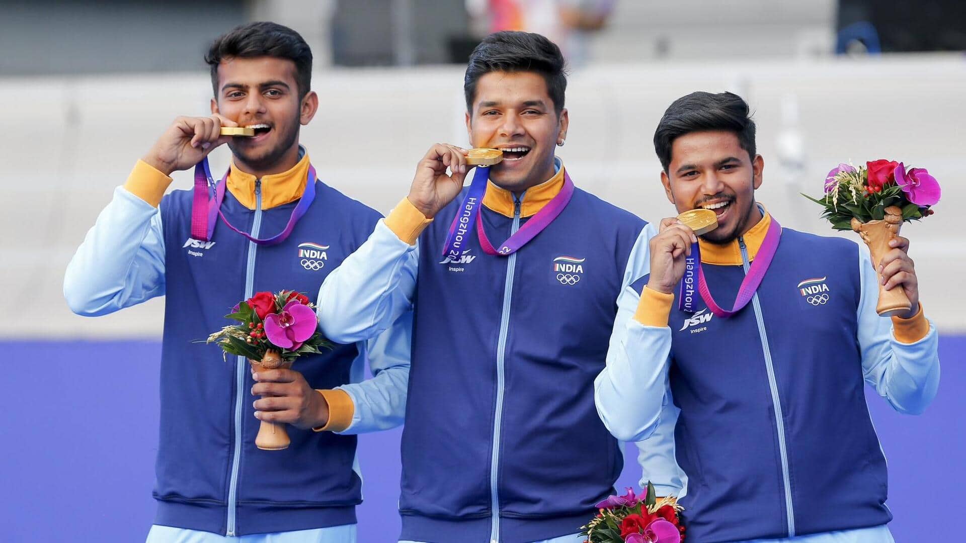 Asian Games: India's men's compound archery team wins gold