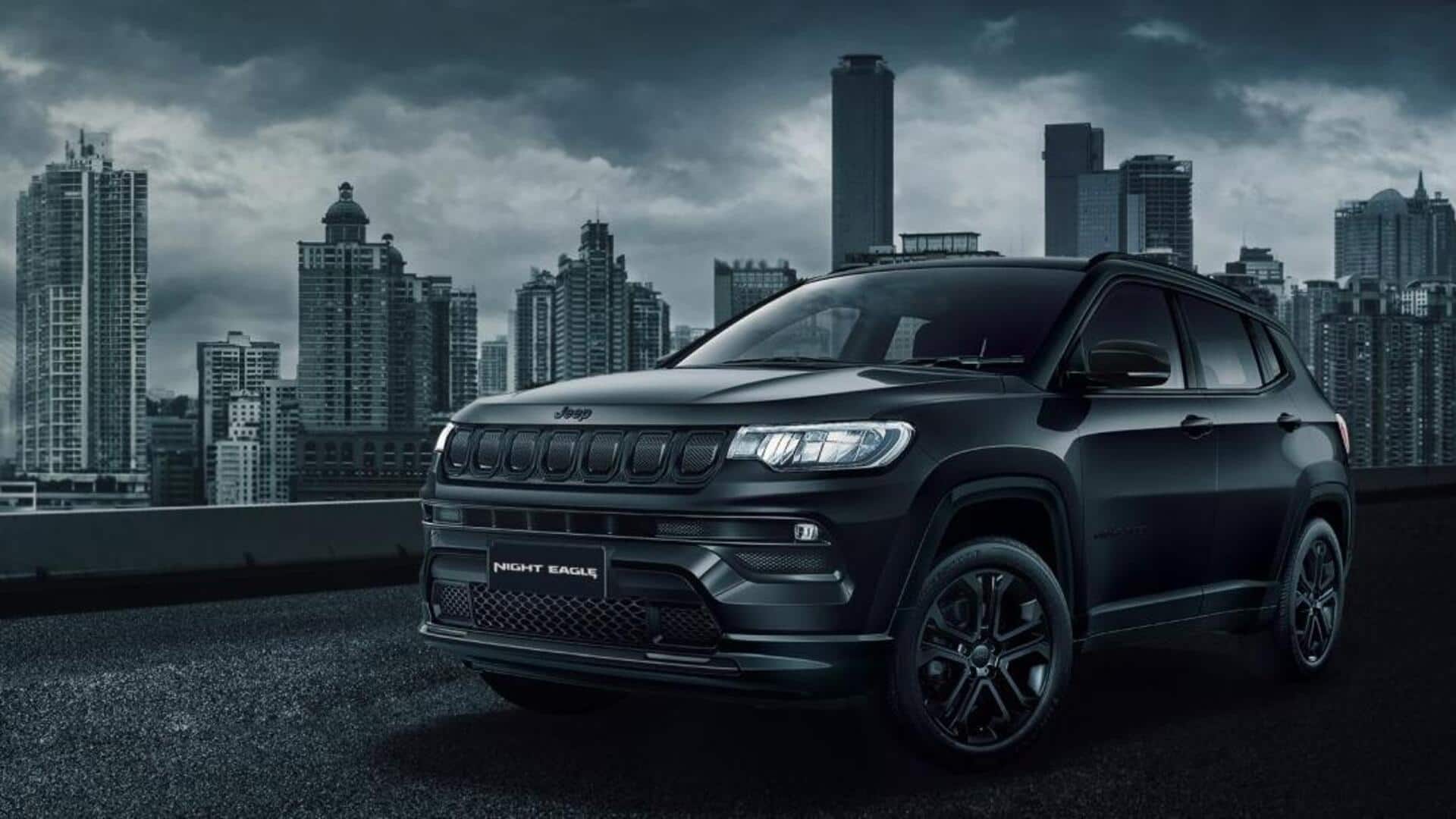 Jeep India teases refreshed Compass Night Eagle edition; launch imminent