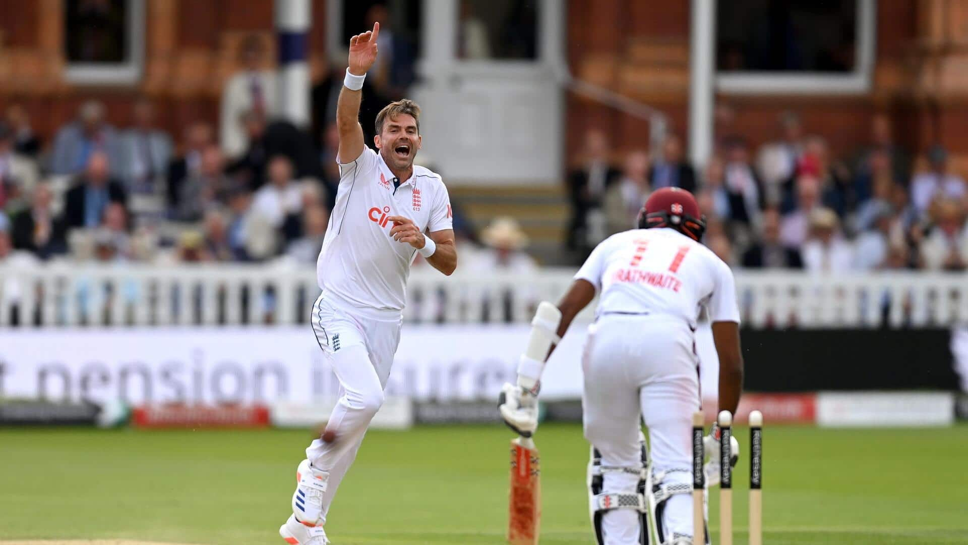 James Anderson vs Kraigg Brathwaite in Test cricket: Key stats