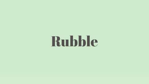Word of the Day: Rubble
