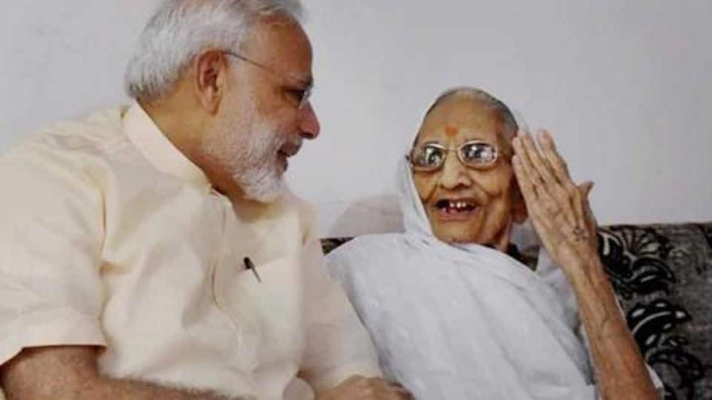 Here's what PM Modi's mother told him during his rise