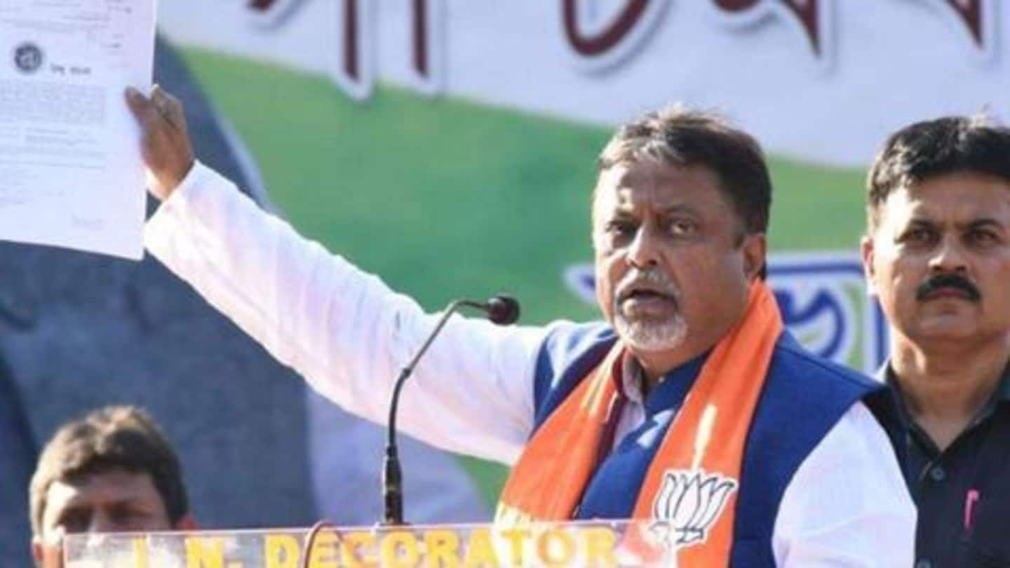 WB: BJP leader Mukul Roy booked for TMC MLA's murder