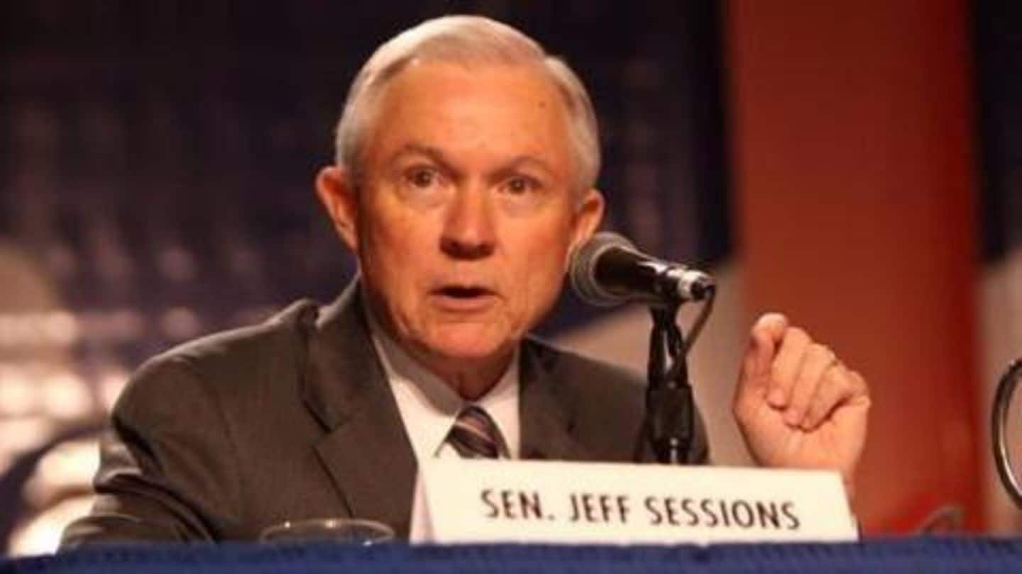 US Attorney General Jeff Sessions fired by Trump