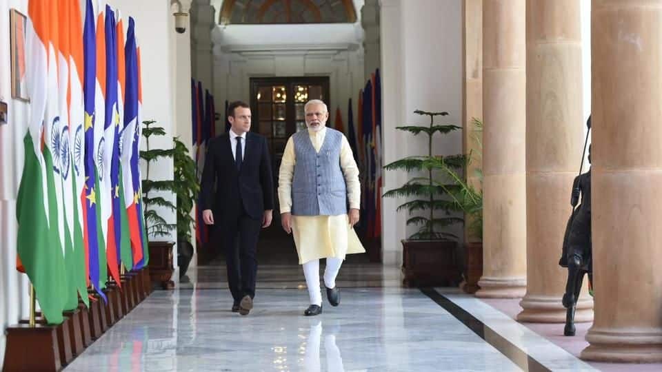India-France strengthen ties, sign pact to counter China's influence