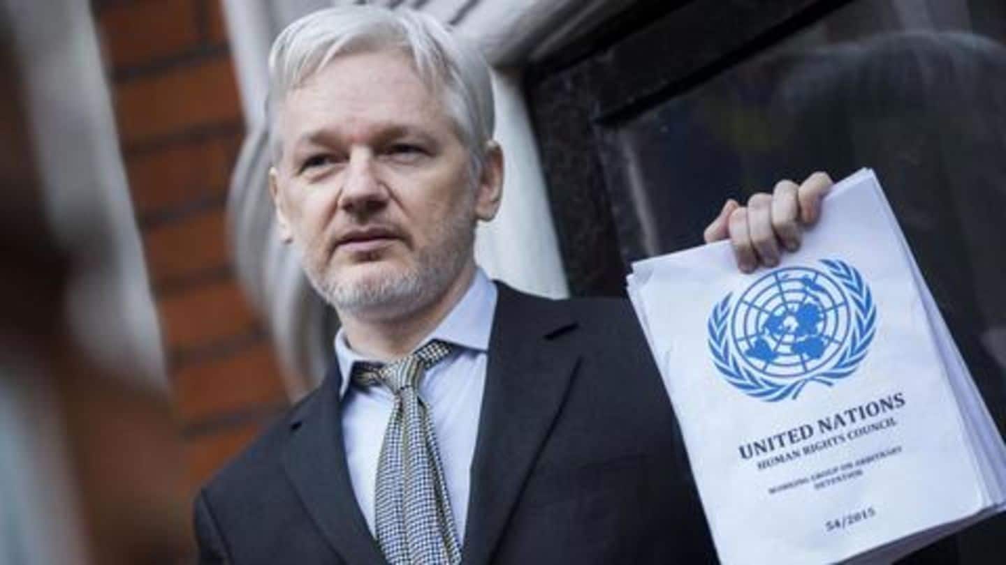 UN to Britain: Let Julian Assange leave Ecuador embassy freely