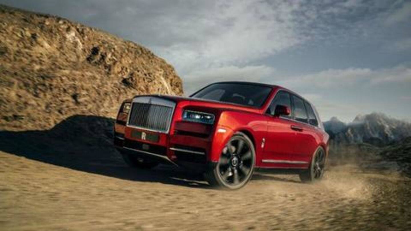 World's costliest SUV, Rolls-Royce Cullinan, launched in India at Rs.6.95cr