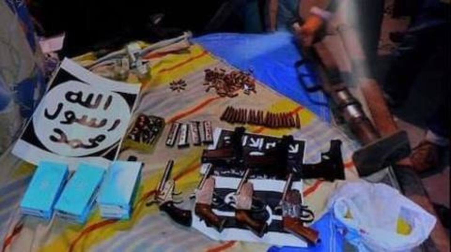 A massive arsenal was recovered from the group A massive arsenal was recovered from the group