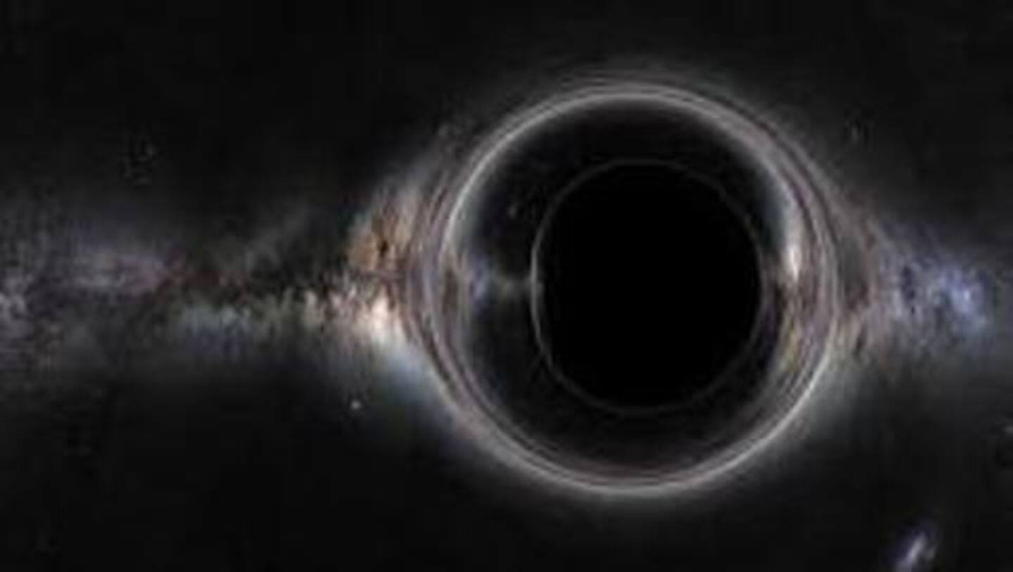 The black hole is spinning close to light speed The black hole is spinning close to light speed