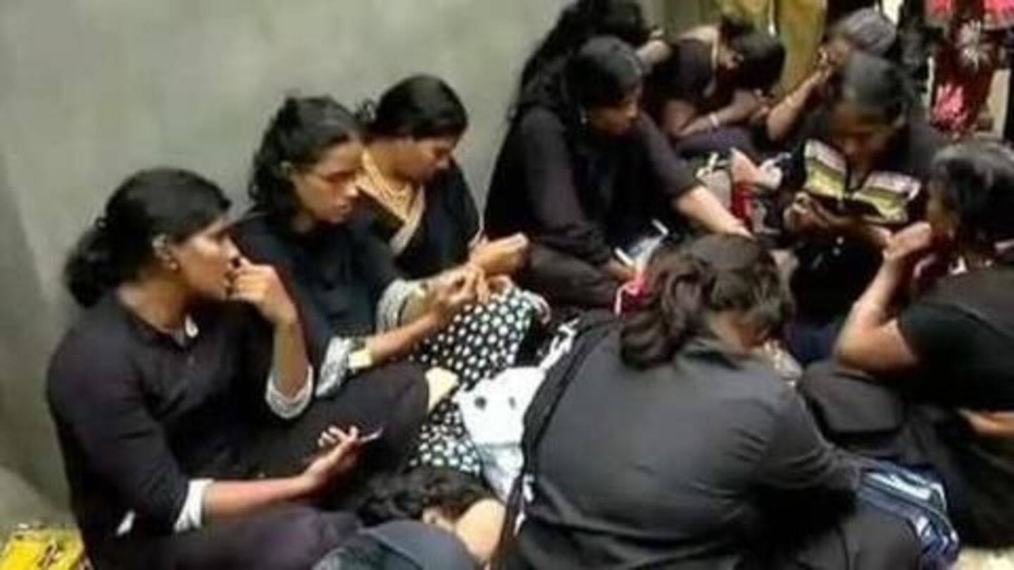 On Sunday, six women were forced to turn back On Sunday, six women were forced to turn back