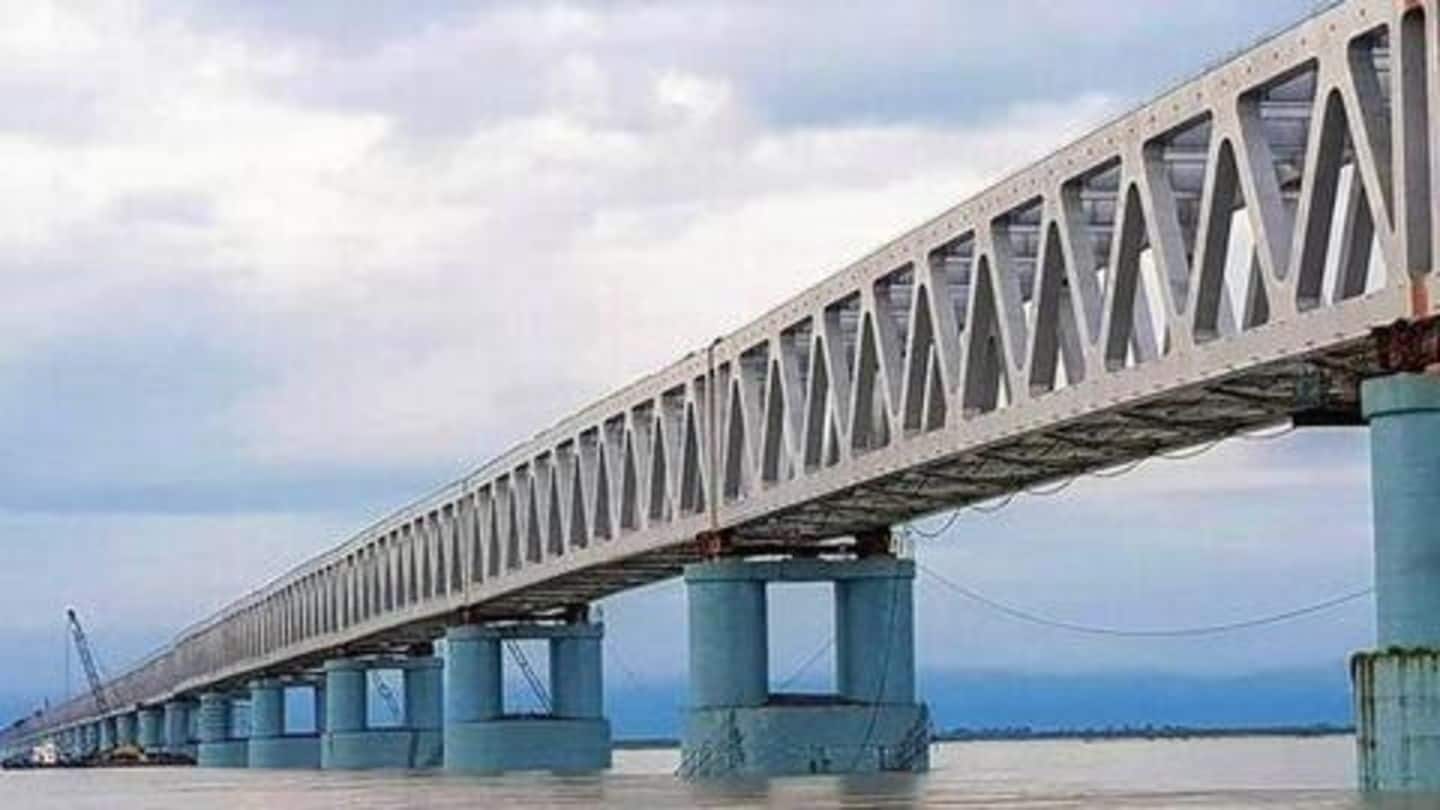 PM Modi inaugurates Bogibeel bridge, India's longest rail-cum-road bridge