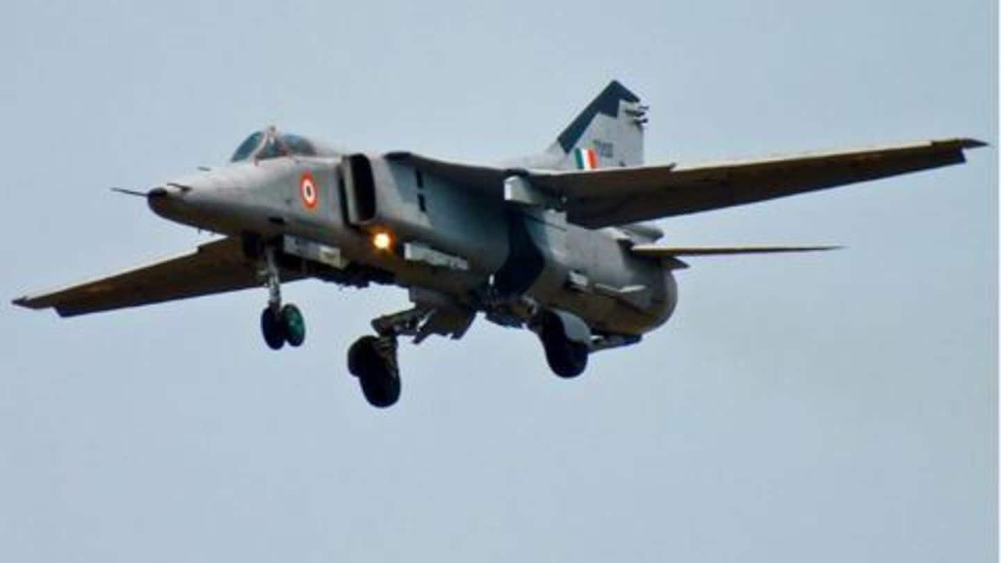 Rajasthan: MiG-27 crashes near Pokhran; pilot ejects safely