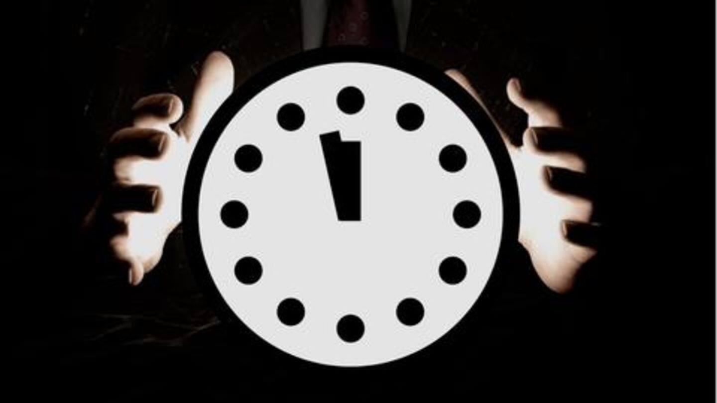 Doomsday Clock remains at two minutes to apocalypse NewsBytes