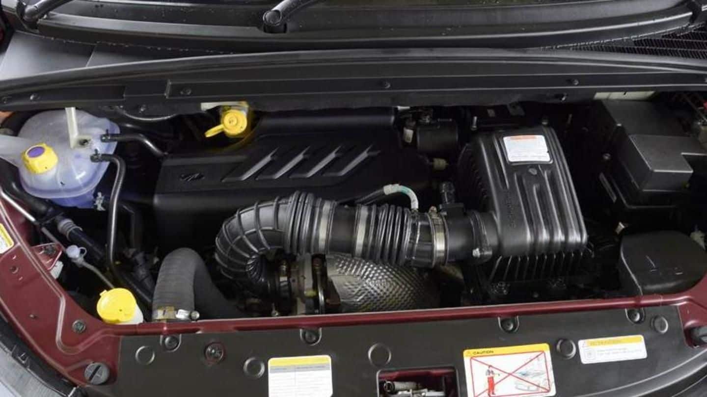 Details of the Marazzo's engine Details of the Marazzo's engine