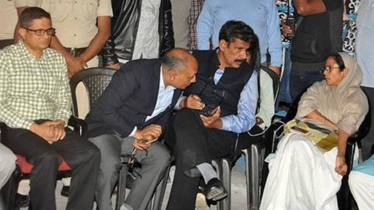 Monday marks day two of her dharna Monday marks day two of her dharna
