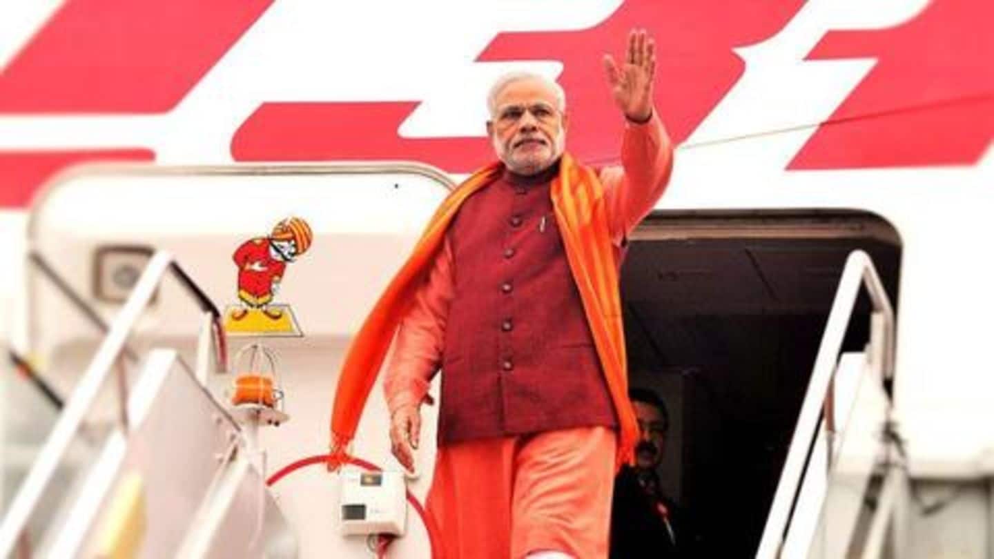 PM Modi's foreign trips cost taxpayers over Rs. 2,000cr