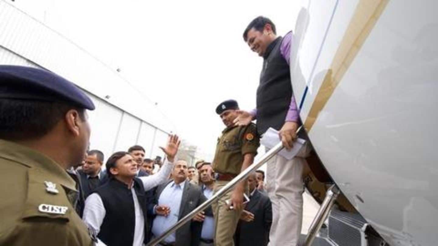 UP: Akhilesh Yadav "detained" at airport; war of words erupts