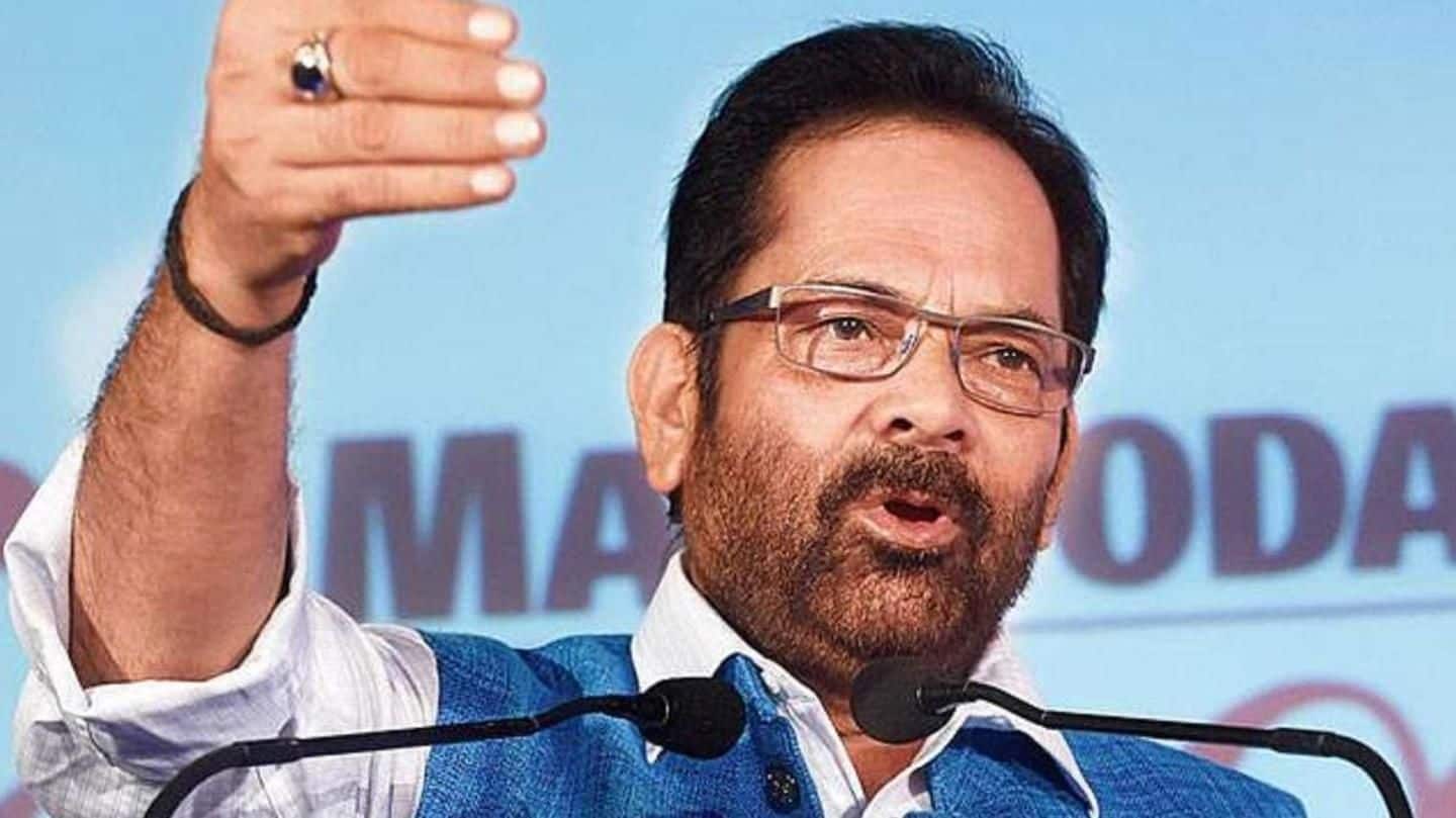 Mukhtar Abbas Naqvi: Minorities in India are the safest worldwide