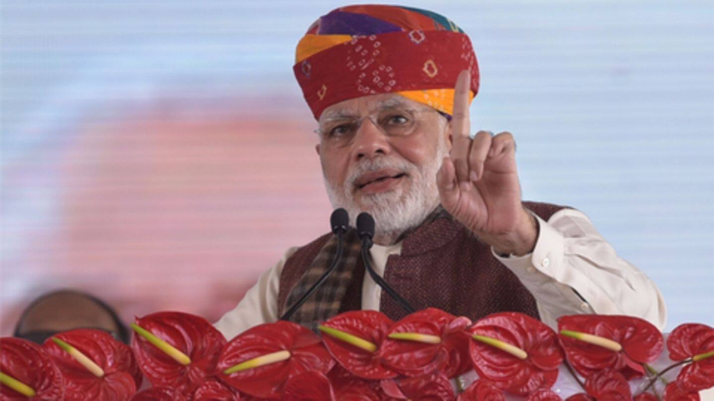 #RajasthanElections: Modi says Congress gave Kartarpur to Pak in 1947