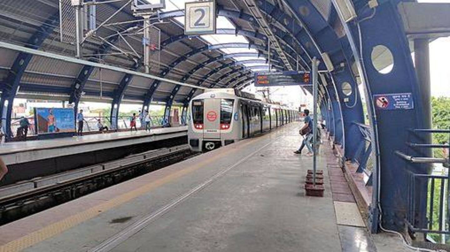 Delhi Metro's Violet Line services disrupted, after railing collapse