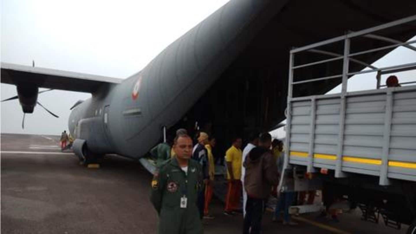 Meghalaya: Air Force transports heavy-duty pumps to rescue trapped miners