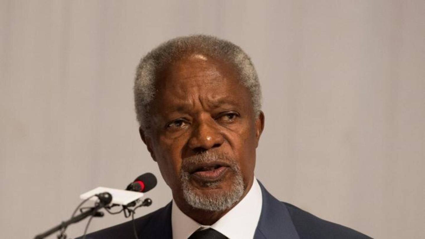 Former UN chief, Nobel Prize winner Kofi Annan passes away | NewsBytes