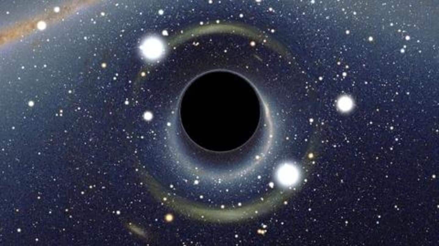 This black hole could be making space itself rotate