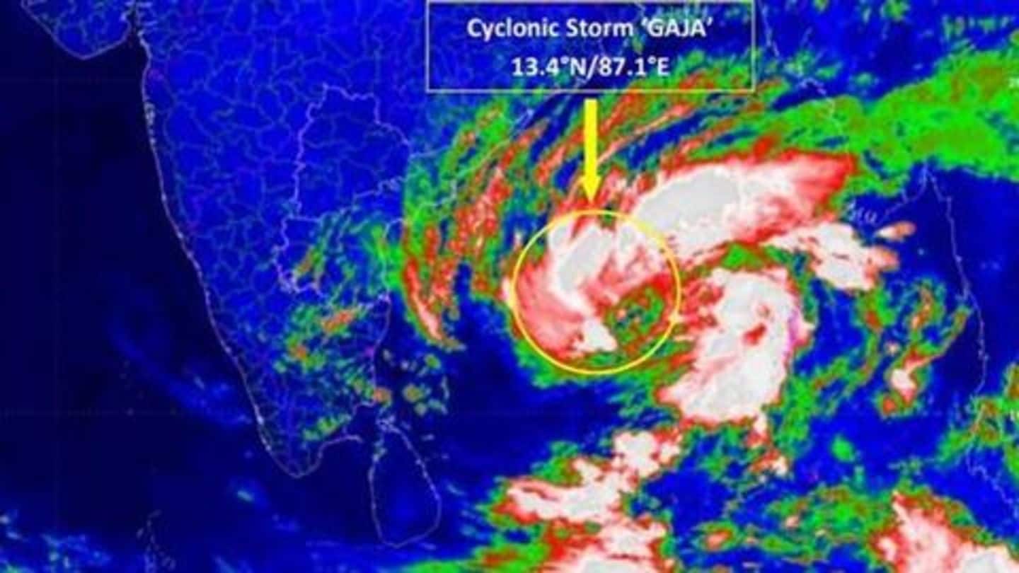 'Severe' cyclonic storm Gaja headed towards Tamil Nadu: Details here