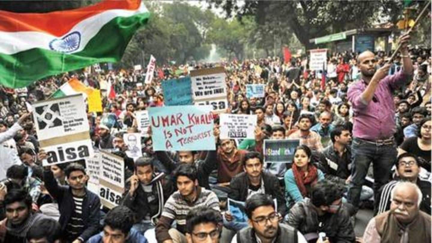 The JNU sedition case had become a national debate The JNU sedition case had become a national debate