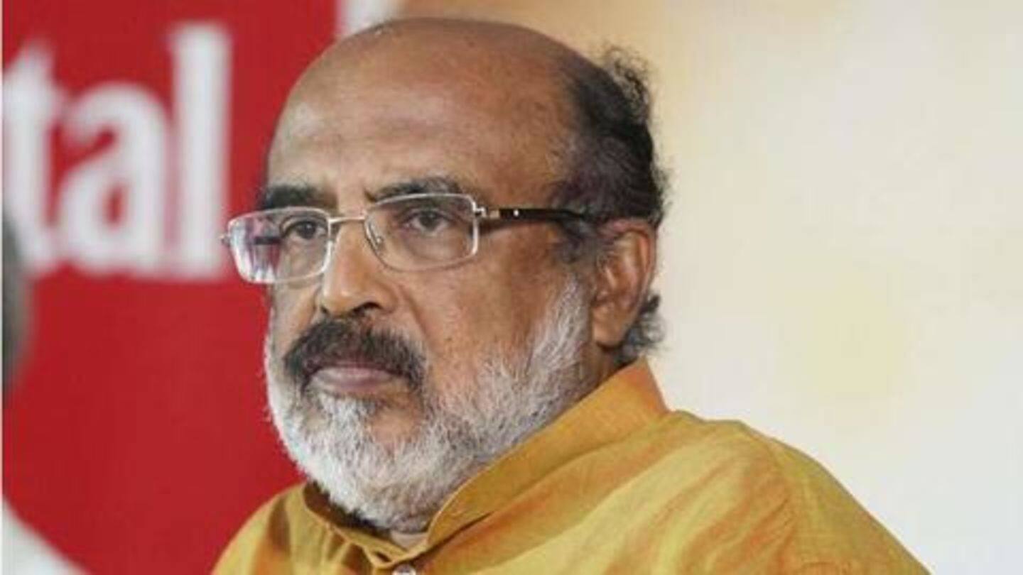 Kerala minister Thomas Isaac irked by Shah's airport comment