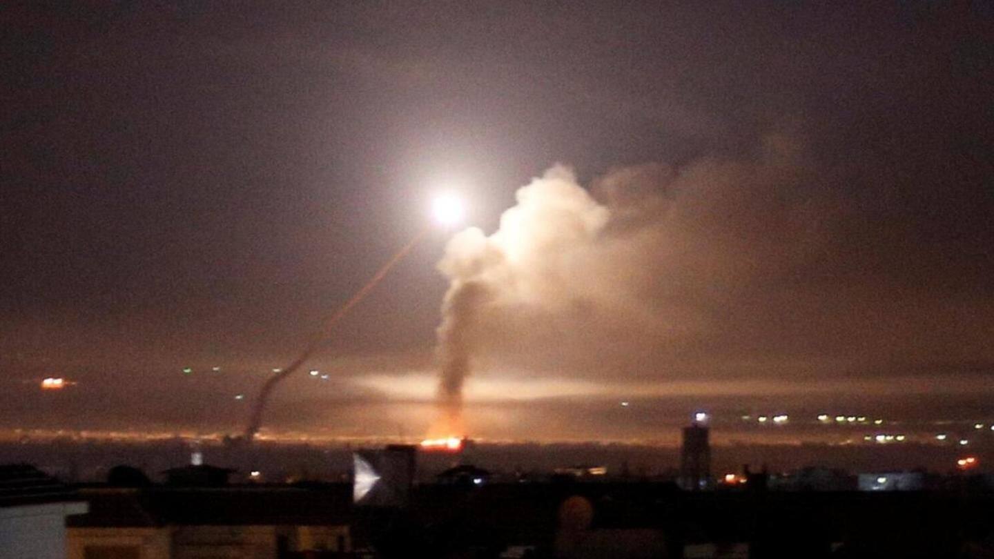 Israel strikes Iranian targets in Syria after rocket attack