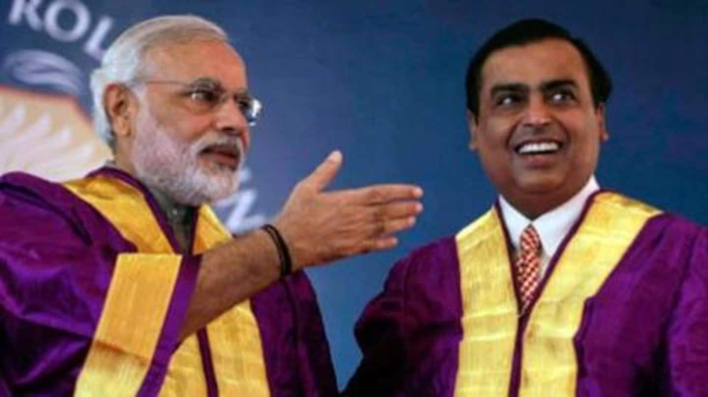 The inclusion of Jio Institute had caused a controversy The inclusion of Jio Institute had caused a controversy